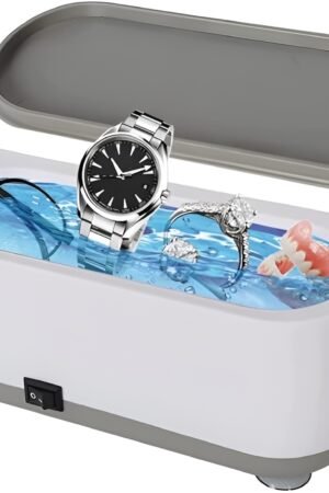 Ultrasonic Cleaner Jewelry Watch Eye Glasses Ring Makeup Brush Cleaning Machine (Random color)