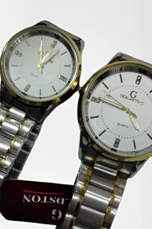 Stainless Steel (Couple Watch) | GOLDSTON | Quartz | New Luxury Design