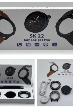 SK 22 Smartwatch With 2 Watch Body And 2 Stripes AMOLED Display | Smart Watch For Men & Boys | Digital Watches | Smart Watch