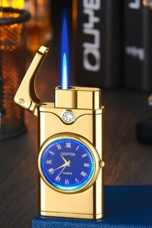 Refillable Fancy Watch Lighter | Best Quality Watch Lighter | Metal Lighter ( Random Color ) ( Without Box )
