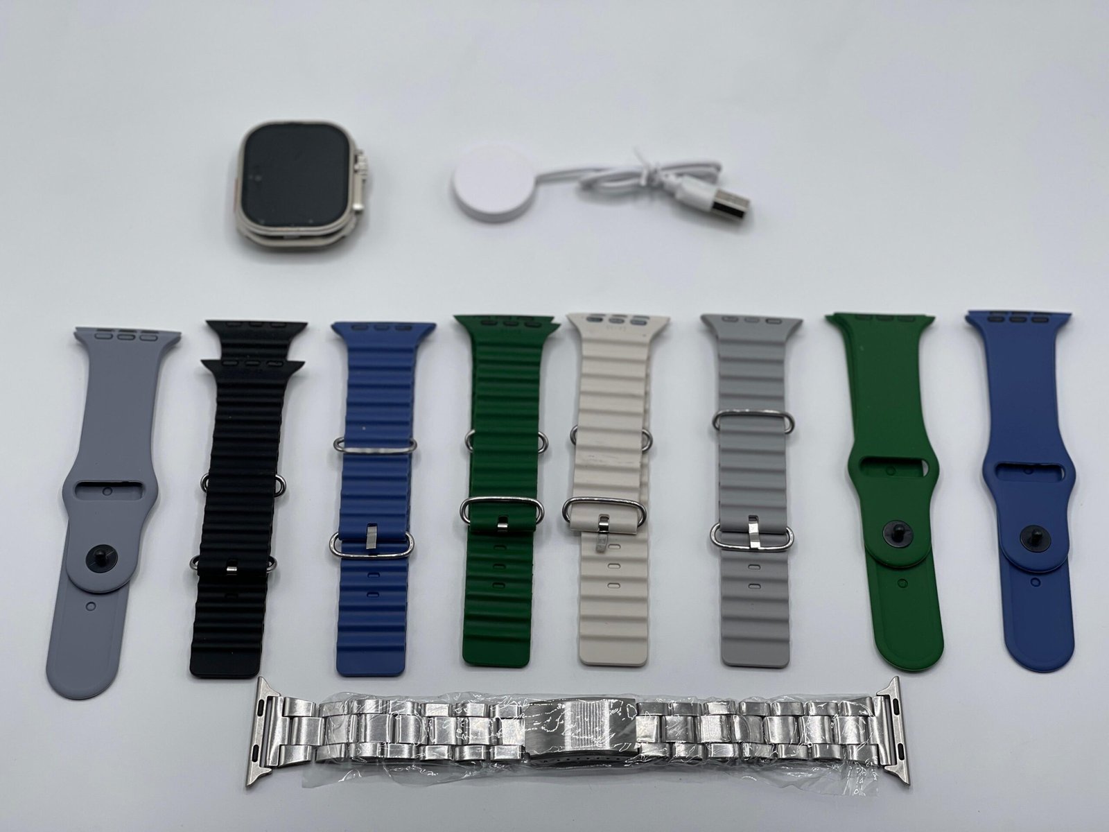 Smartwatch With 10 Stripes | Big 2.20 Ultra 2 Smart Watch - Best Quality Smart Watch with 10 Multiple Straps - Smart Watch - Digital Watch - Image 2